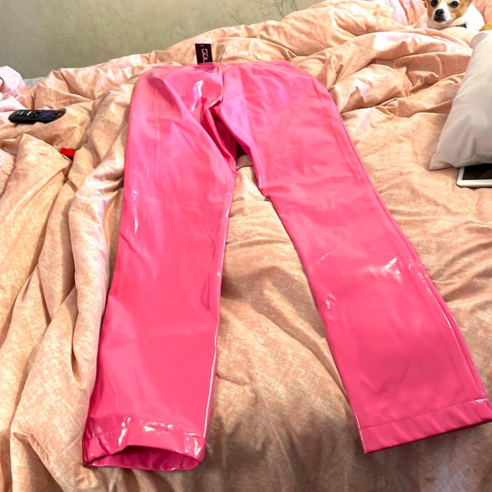 Glossy Hot Pink Women’s Jeans